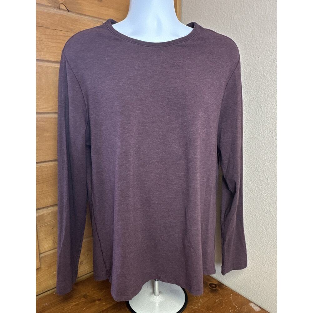 LuluLemon Men’s‎ Large Long Sleeve Athletic Pullover Shirt Active Sporty EUC